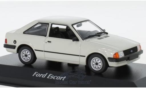 Ford Escort 1/43 Maxichamps MK III grau 1981 modellautos