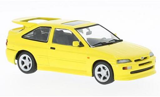 Ford Escort 1/43 Maxichamps RS Cosworth gelb 1992 modellautos
