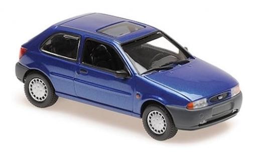 Modellautos Ford Fiesta 1/43 Maxichamps metallise blau 1995 1:43 Ford Fiesta 1/43 Maxichamps metallise blau 1995 1:43 modellautos
