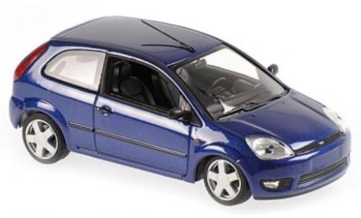 Modellautos Ford Fiesta 1/43 Maxichamps metallise blau 2002 1:43 Ford Fiesta 1/43 Maxichamps metallise blau 2002 1:43 modellautos