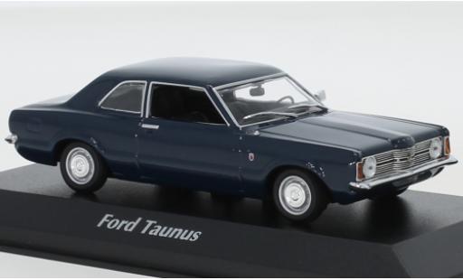 Ford Taunus 1/43 Maxichamps (TCI) blau 1970 modellautos