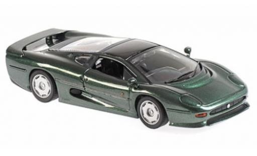 Jaguar XJ 1/43 Maxichamps 220 mettalic grün RHD 1991 modellautos