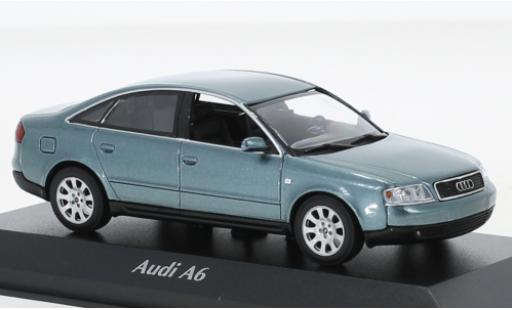 Modellautos Audi A6 1/43 Maxichamps metallise grün 1997 Audi A6 1/43 Maxichamps metallise grün 1997 modellautos
