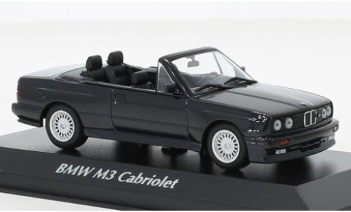 Bmw M3 1/43 Maxichamps (E30) Cabriolet metallise blau 1988 modellautos