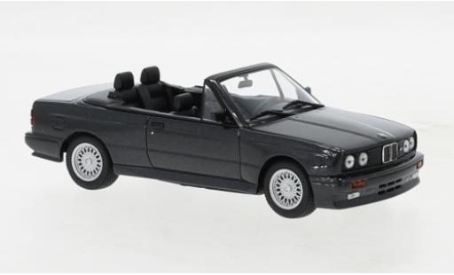 Bmw M3 1/43 Maxichamps (E30) Cabriolet metallise schwarz 1988 modellautos