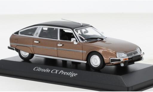 Citroen CX 1/43 Maxichamps Prestige metallise braun/schwarz 1980 modellautos