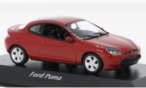 Ford Puma 1/43 Maxichamps rot 1996 modellautos