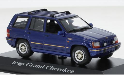 Jeep Grand Cherokee 1/43 Maxichamps metallise blau 1995 modellautos