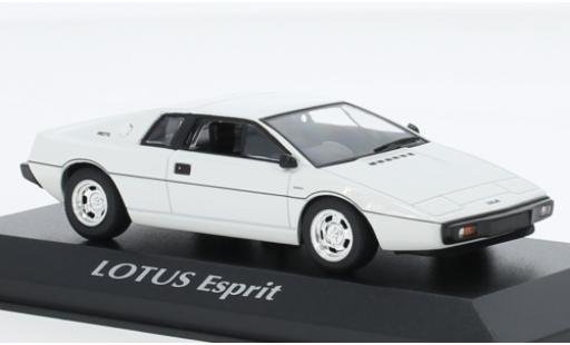 Lotus Esprit 1/43 Maxichamps Turbo blanche 1978 modellautos