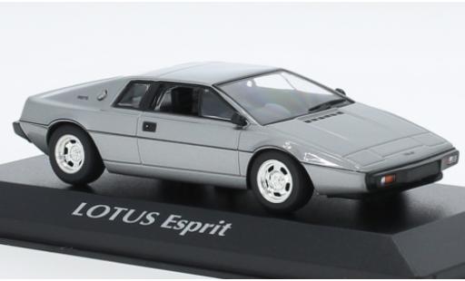 Lotus Esprit 1/43 Maxichamps Turbo metallise gris clair 1978 modellautos