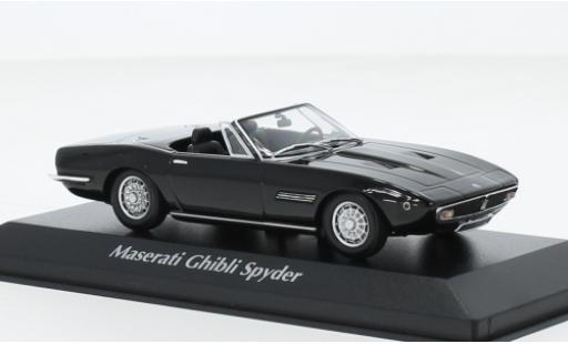 Maserati Ghibli 1/43 Maxichamps Spyder noire 1969 modellautos