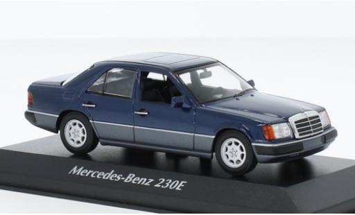 Modellautos Mercedes 230 1/43 Maxichamps E (W124) metallise bleu foncé 1991 Mercedes 230 1/43 Maxichamps E (W124) metallise bleu foncé 1991 modellautos
