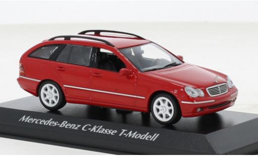 Modellautos Mercedes Classe C 1/43 Maxichamps T-Modell (S203) rot 2001 Mercedes Classe C 1/43 Maxichamps T-Modell (S203) rot 2001 modellautos