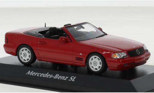 Mercedes Classe SL 1/43 Maxichamps (R129) rot 1999 modellautos