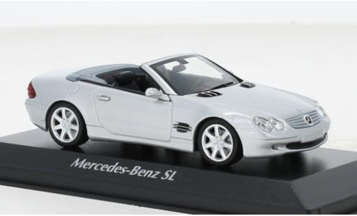 Mercedes Classe SL 1/43 Maxichamps (R230) silber 2001 modellautos