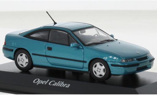 Opel Calibra 1/43 Maxichamps metallise turquoise 1989 modellautos