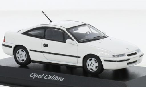 Opel Calibra 1/43 Maxichamps weiss 1989 modellautos