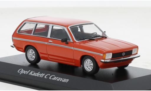 Opel Kadett 1/43 Maxichamps C Caravan L rot 1978 modellautos