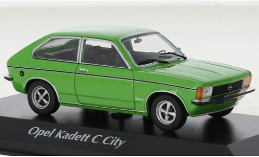 Opel Kadett 1/43 Maxichamps C City grün 1978 modellautos