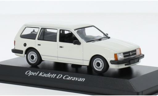 Opel Kadett 1/43 Maxichamps D Caravan blanche 1979 modellautos