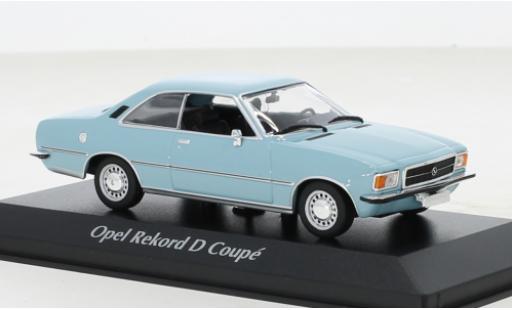 Opel Rekord 1/43 Maxichamps D Coupe blau 1975 modellautos