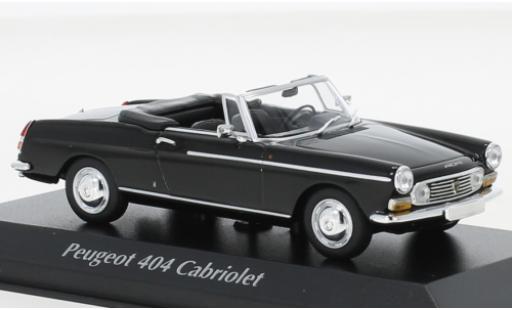 Peugeot 404 1/43 Maxichamps cabriolet noire 1962 modellautos