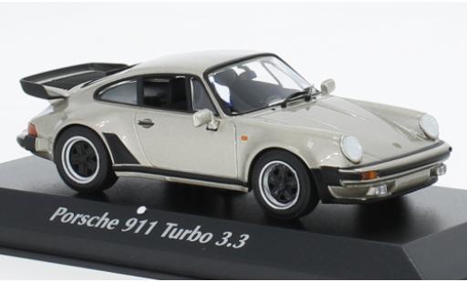Modellautos Porsche 930 Turbo 1/43 Maxichamps 911  3.3 metallise beige 1977 Porsche 930 Turbo 1/43 Maxichamps 911  3.3 metallise beige 1977 modellautos