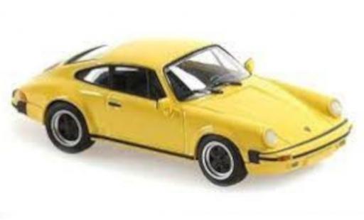 Porsche 930 1/43 Maxichamps 911 SC jaune 1979 modellautos