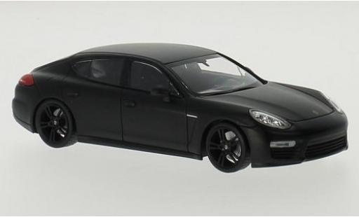 Porsche Panamera Turbo 1/43 Maxichamps matte noir 2013 modellautos