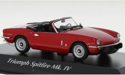 Triumph Spitfire 1/43 Maxichamps MK IV rot 1972 modellautos