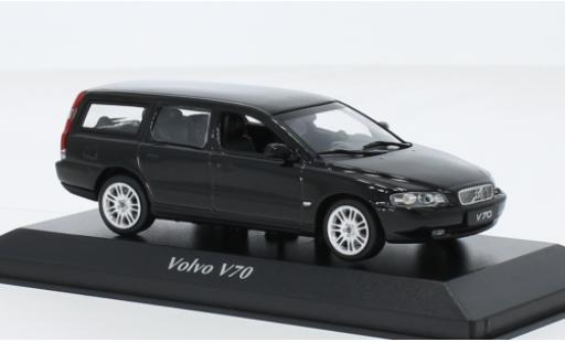 Volvo V70 1/43 Maxichamps Break noire 2000 modellautos