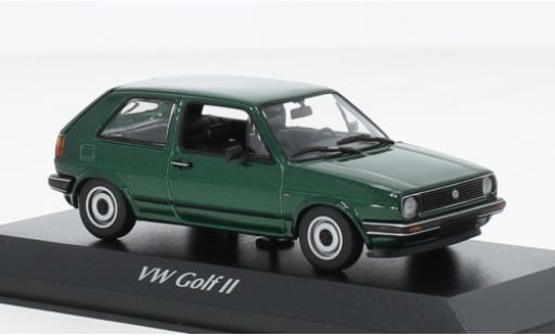 Volkswagen Golf 1/43 Maxichamps II metallise vert 1985 modellautos