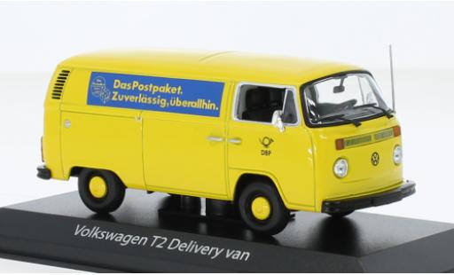 Volkswagen T2 1/43 Maxichamps fourgon Allemand Bundespost 1972 modellautos