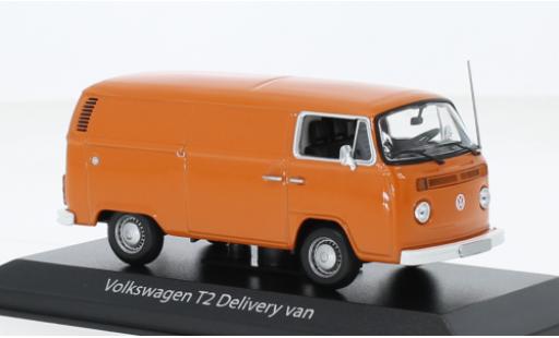 Volkswagen T2 1/43 Maxichamps fourgon orange 1972 modellautos