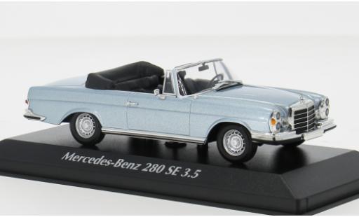 Mercedes 280 1/43 Maxichamps SE 3.5 (W111) Cabriolet blau 1970 1:43 modellautos