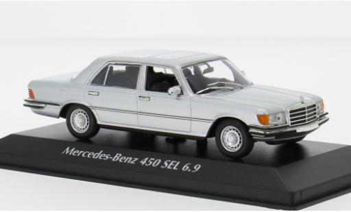 Mercedes 450 1/43 Maxichamps SEL (W116) silber 1972 1:43 modellautos