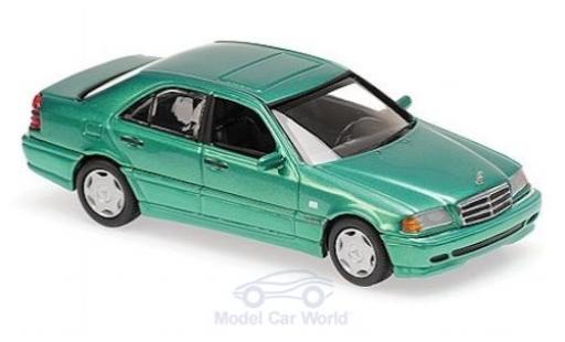 Modellautos Mercedes Classe C 1/43 Maxichamps (W202) mettalic grün 1997 Mercedes Classe C 1/43 Maxichamps (W202) mettalic grün 1997 modellautos