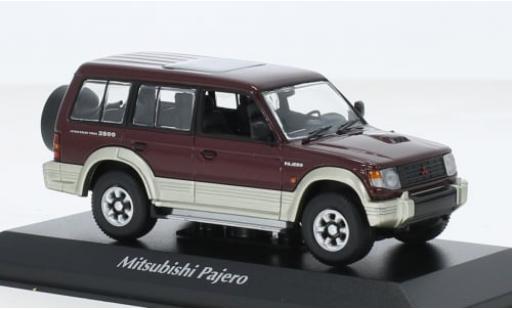 Mitsubishi Pajero 1/43 Maxichamps LWB metallise rot 1991 1:43 modellautos