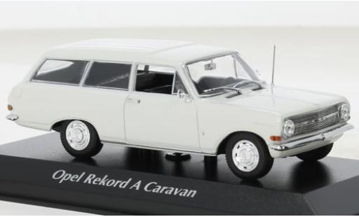 Opel Rekord 1/43 Maxichamps A Caravan metallise weiss 1962 1:43 modellautos