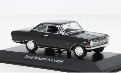 Opel Rekord 1/43 Maxichamps A Coupe schwarz 1962 1:43 modellautos