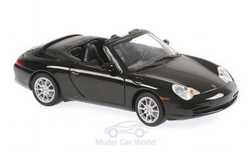 Modellautos Porsche 996 1/43 Maxichamps 911 () Cabriolet mettalic schwarz 2001 Porsche 996 1/43 Maxichamps 911 () Cabriolet mettalic schwarz 2001 modellautos