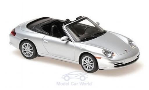 Modellautos Porsche 996 1/43 Maxichamps 911 () Cabriolet silber 2001 Porsche 996 1/43 Maxichamps 911 () Cabriolet silber 2001 modellautos