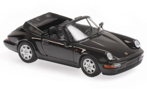 Porsche 964 1/43 Maxichamps 911 Carrera 4 Cabriolet () schwarz 1990 modellautos