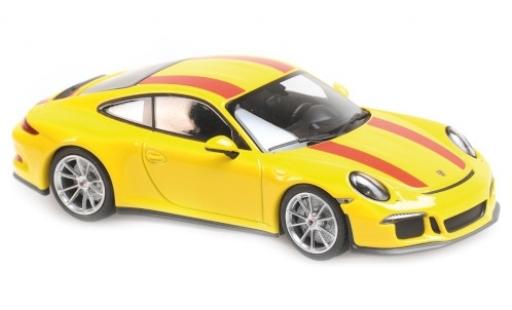 Porsche 991 R 1/43 Maxichamps 911 R () gelb/rot 2016 modellautos