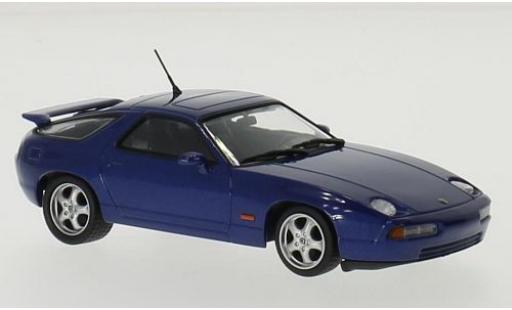 Porsche 928 1/43 Maxichamps GTS mettalic blau 1991 modellautos