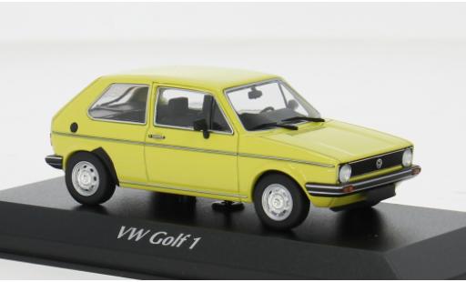 Volkswagen Golf 1/43 Maxichamps I gelb 1980 1:43 modellautos