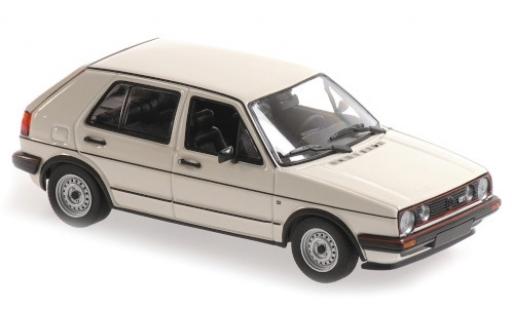 Volkswagen Golf 1/43 Maxichamps II GTI weiss 1985 5-portes modellautos