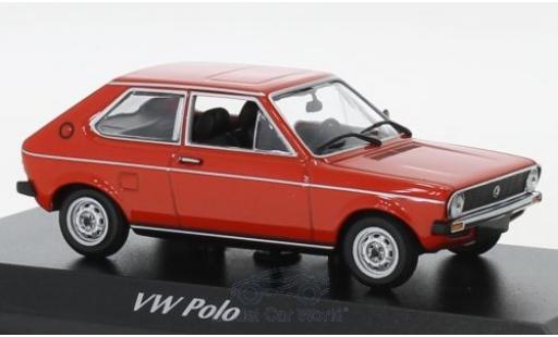 Modellautos Volkswagen Polo 1/43 Maxichamps rot 1979 Volkswagen Polo 1/43 Maxichamps rot 1979 modellautos