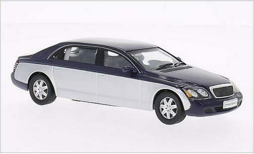 Maybach 62 Base 1/43 WhiteBox mettalic blau/grau 2009 modellautos