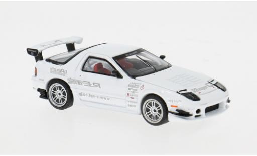 Modellautos Mazda RX7 (FC3S) weiss 1986 1/64 Pop Race